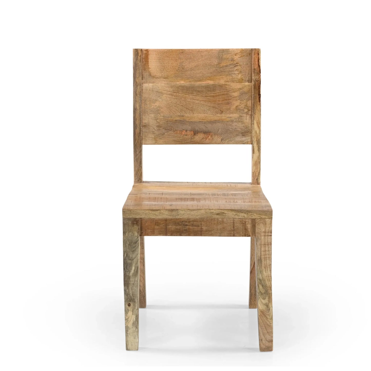 Timbergirl Solid Mango Wood Simple Chair - Set of 2