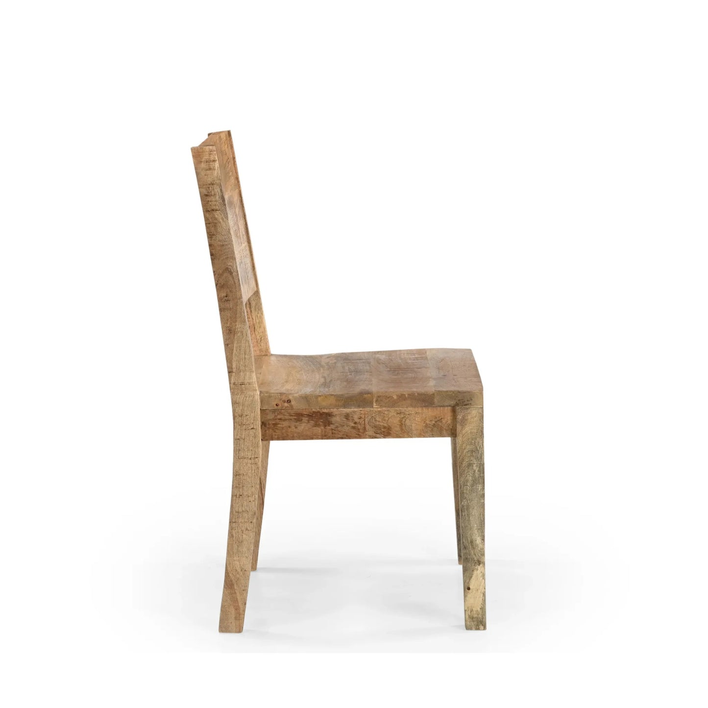 Timbergirl Solid Mango Wood Simple Chair - Set of 2
