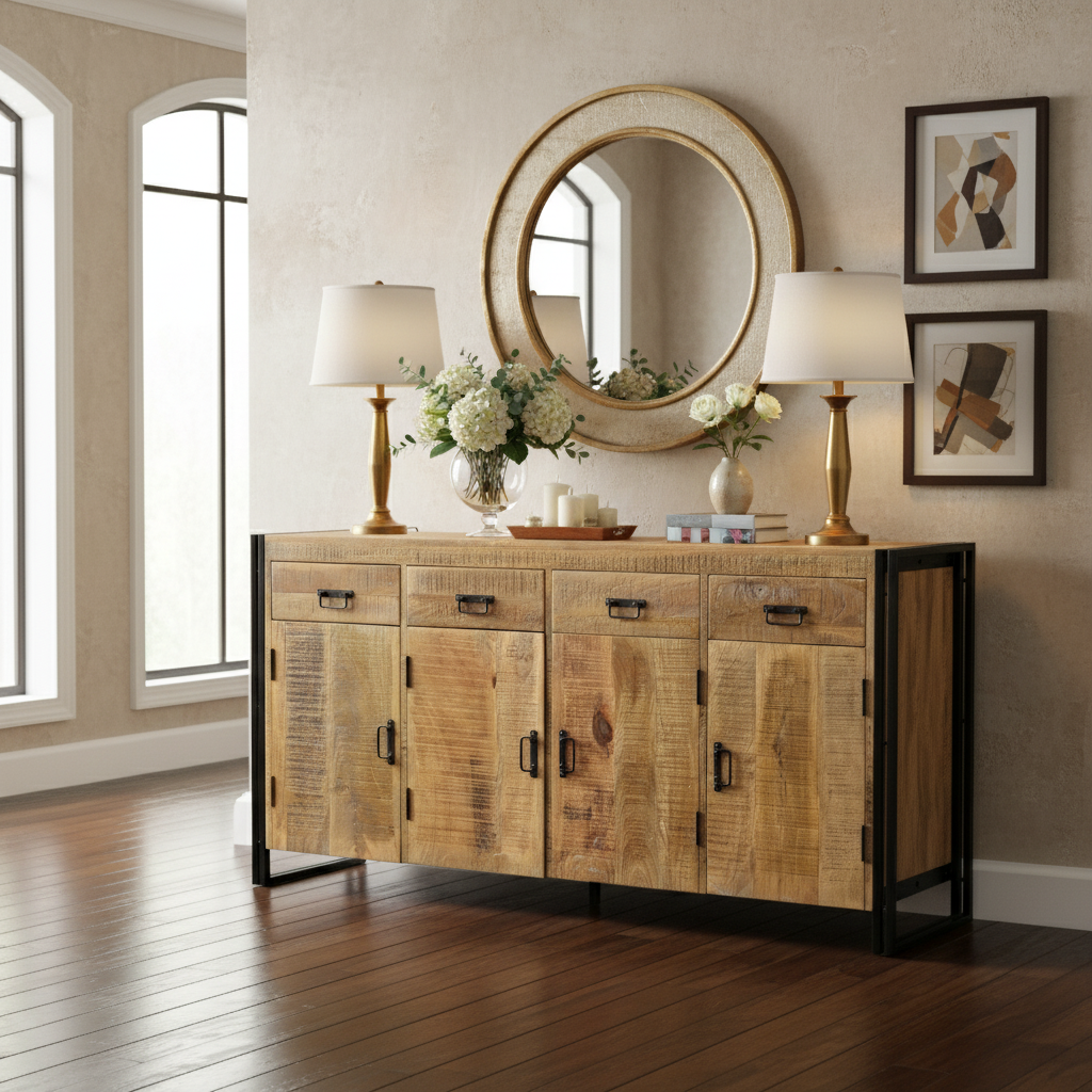 Reclaimed Wood Sideboard | Rustic Dallas Furniture