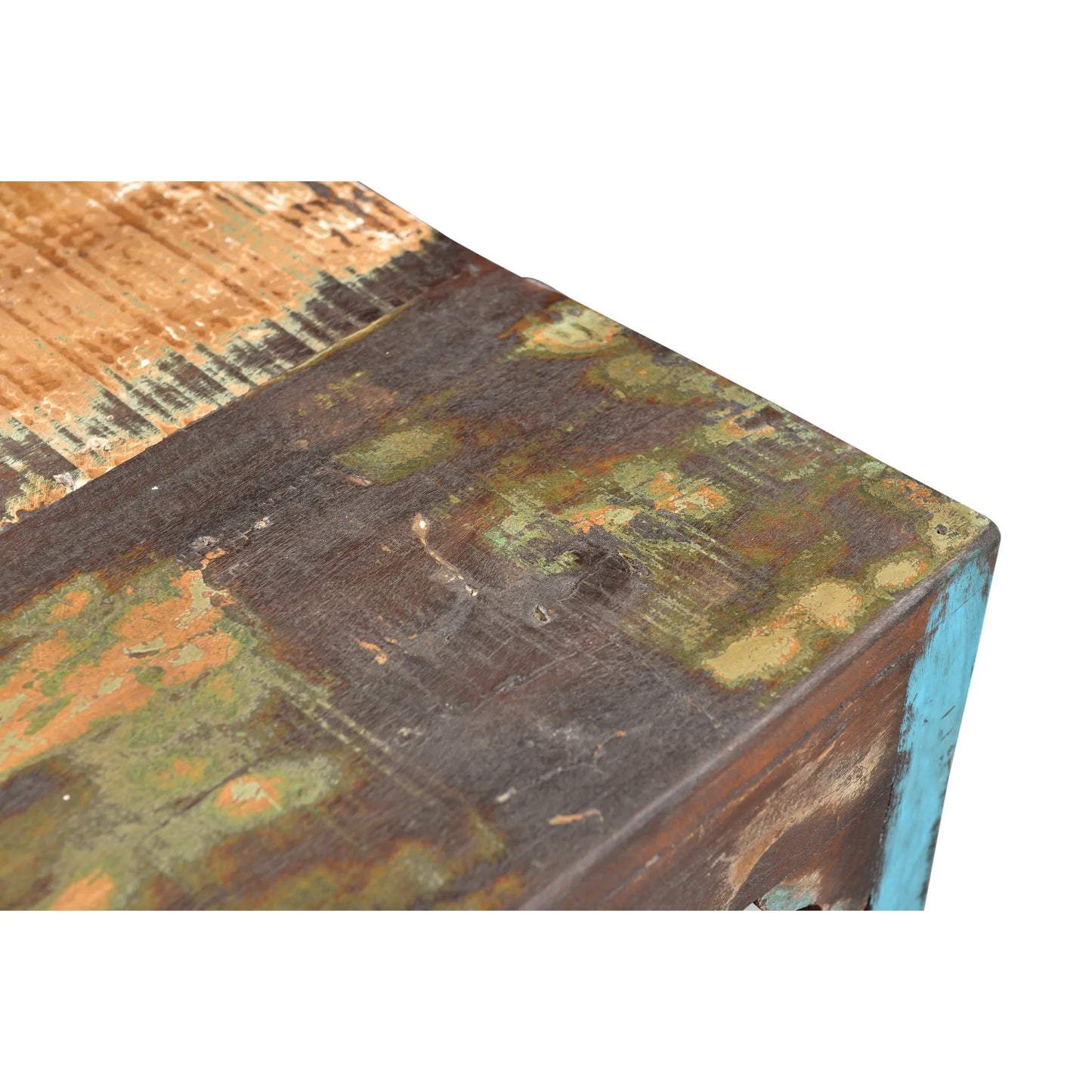 Reclaimed wood Rustic Multicolor Chair -Set of 2
