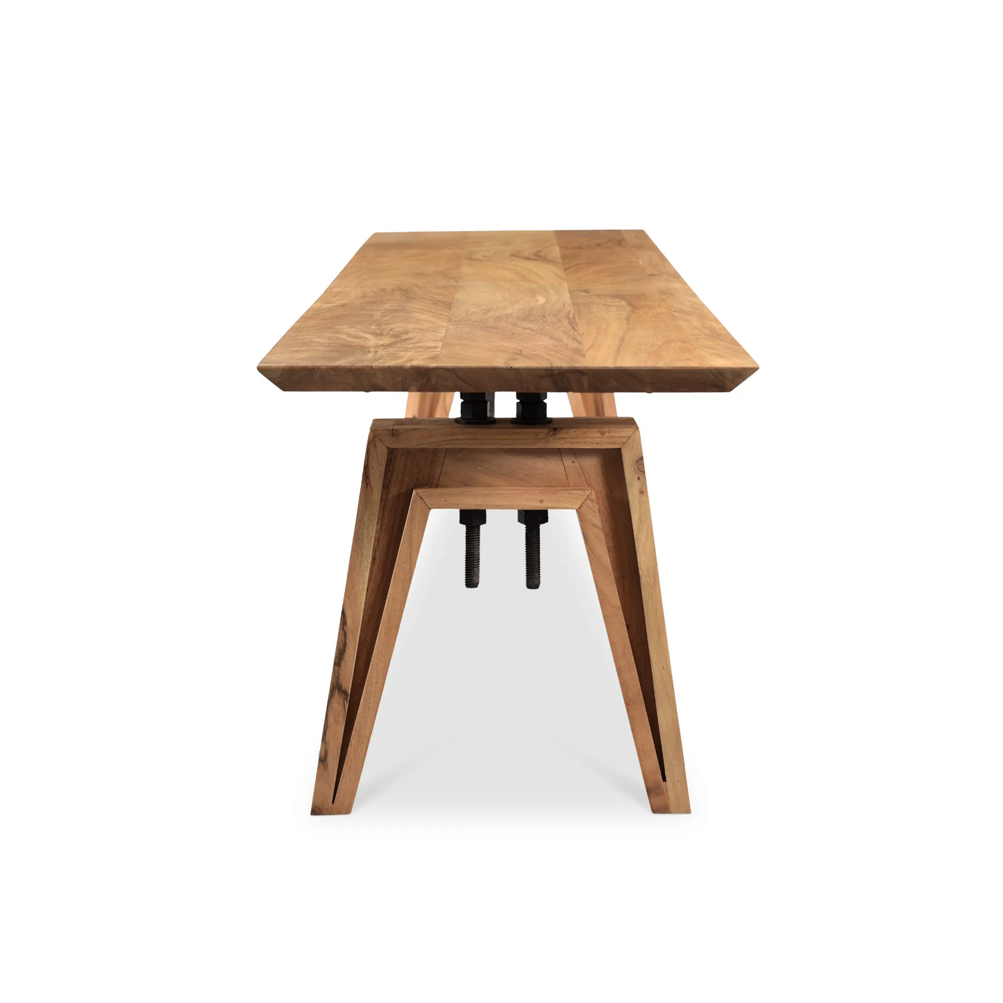 Branch Live Edge Industrial Bench