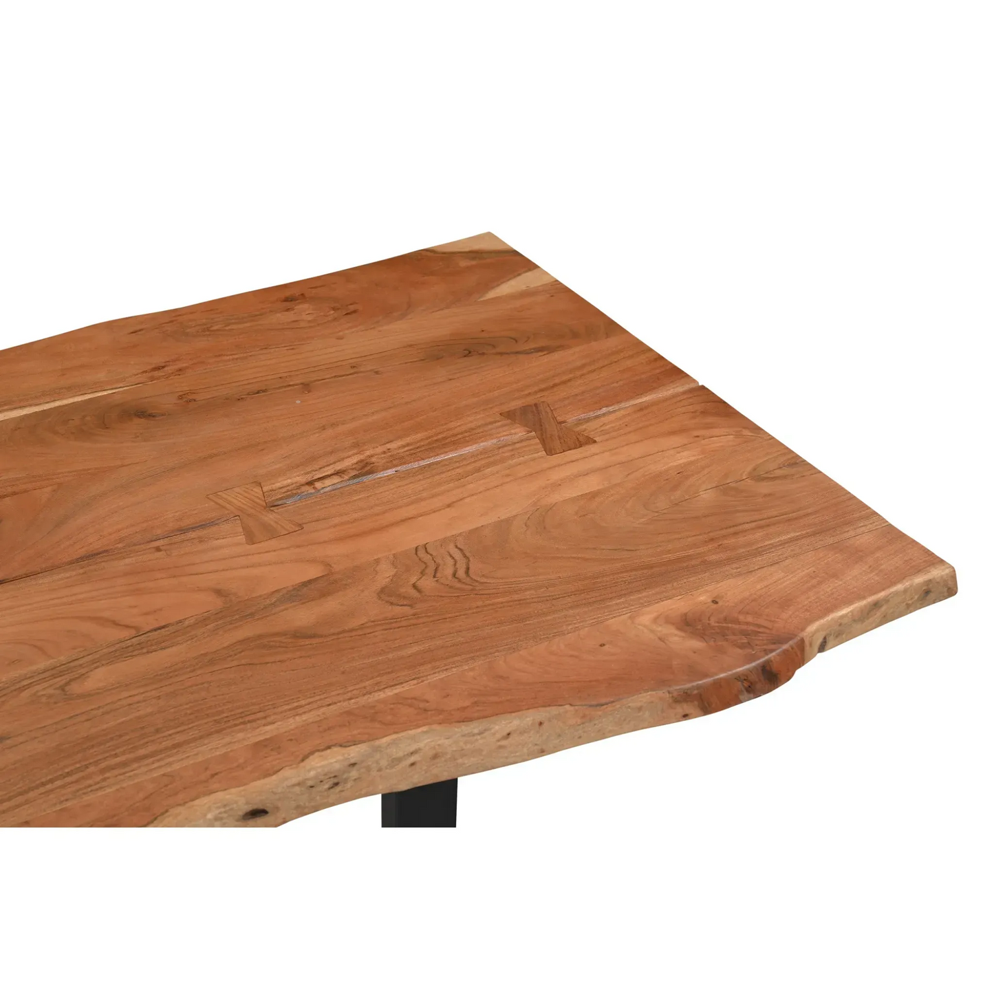 Athea Butterfly Natural live Edge Dining Table - 84"