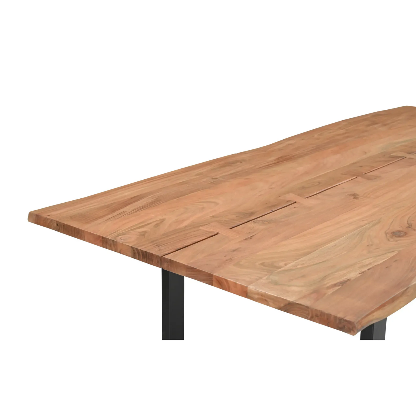 Athea Butterfly Natural live Edge Dining Table - 84"