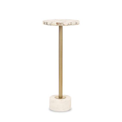 Curlew agate end table.