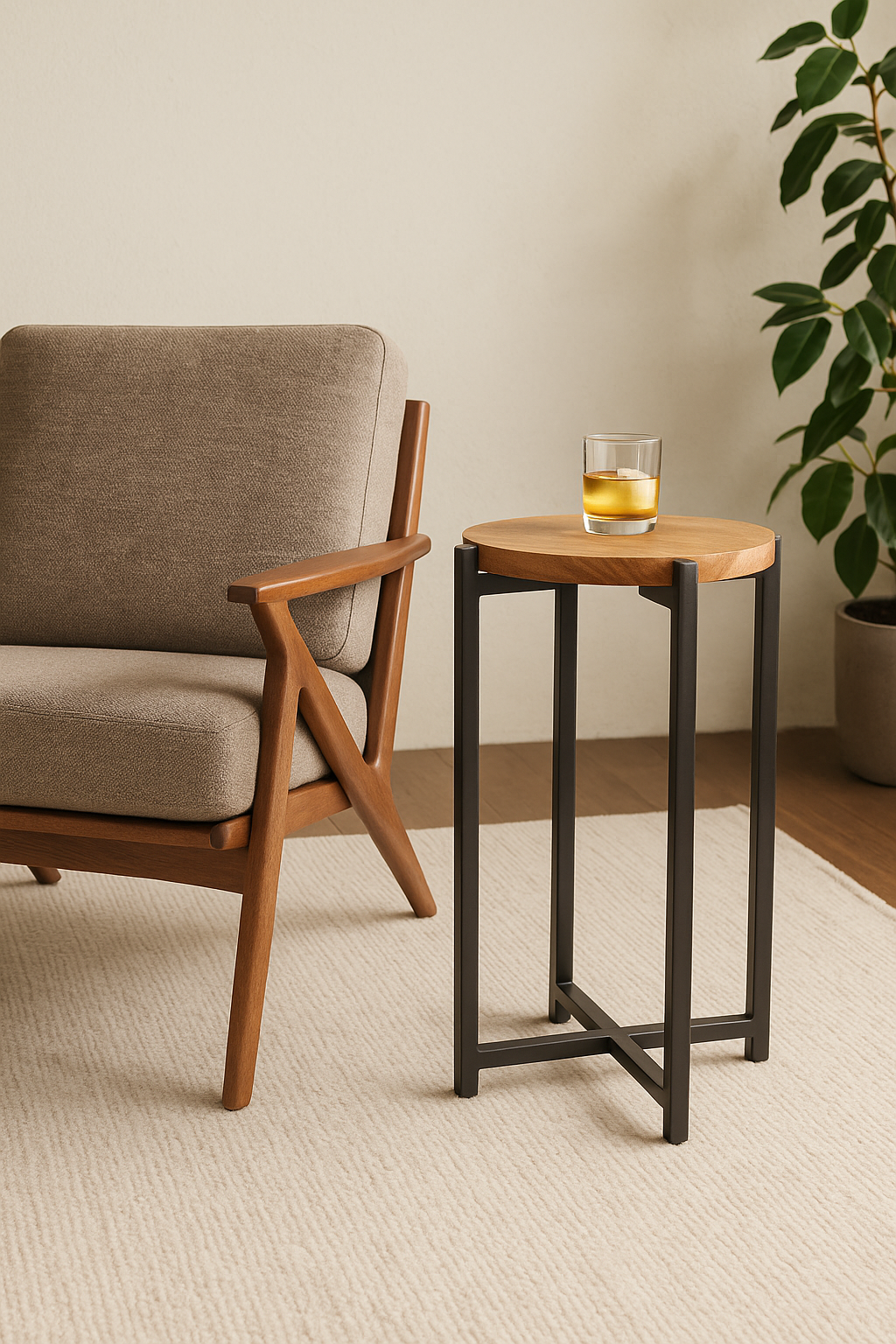 Chesnut martini table