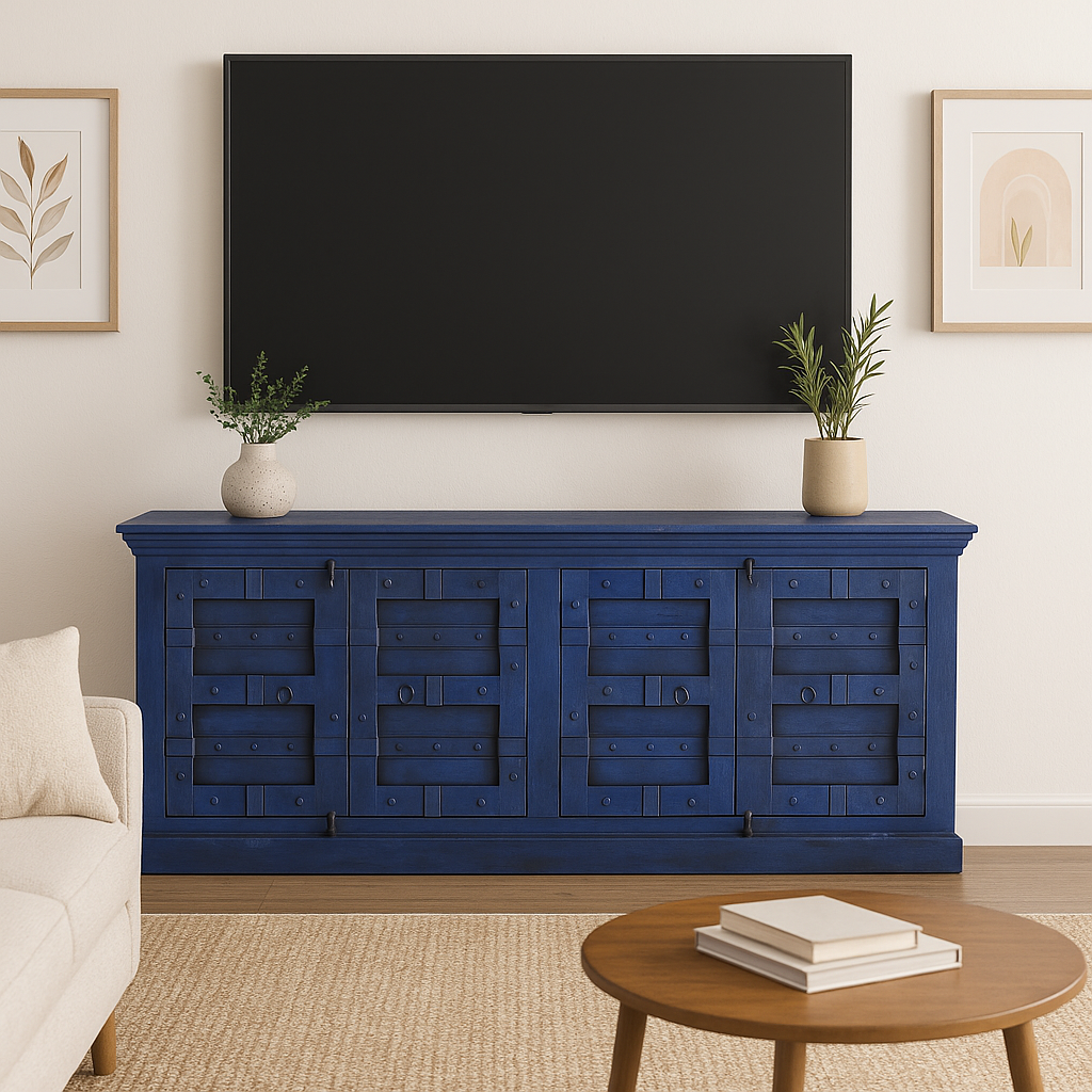 Woodland Blue Sideboard- 72"