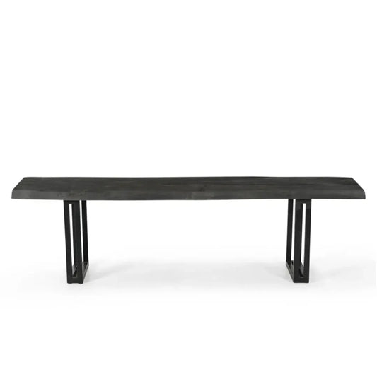 Sparrow Solid Wood Dining Bench - Gray.
