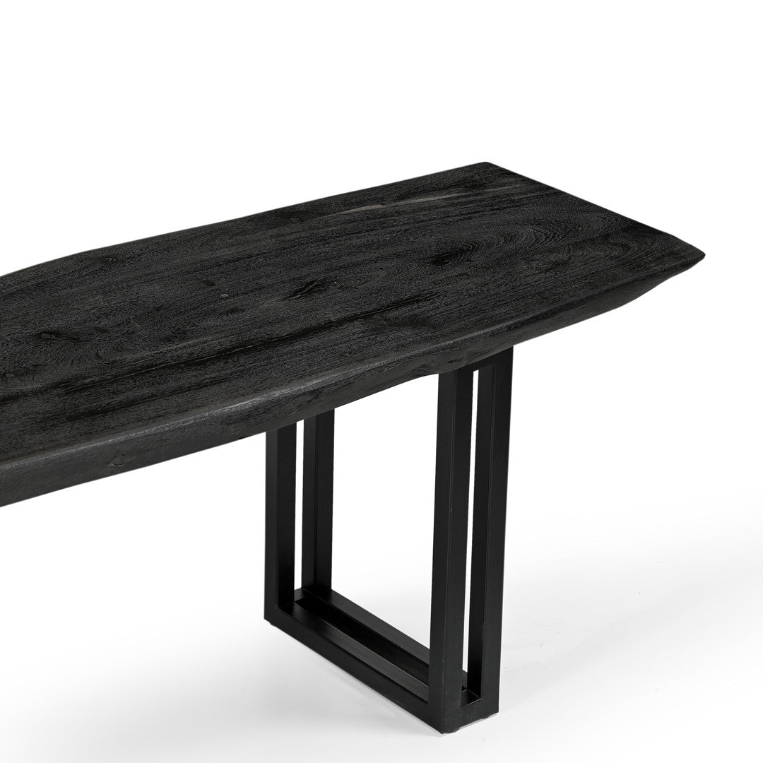 Sparrow Solid Wood Dining Bench - Gray.