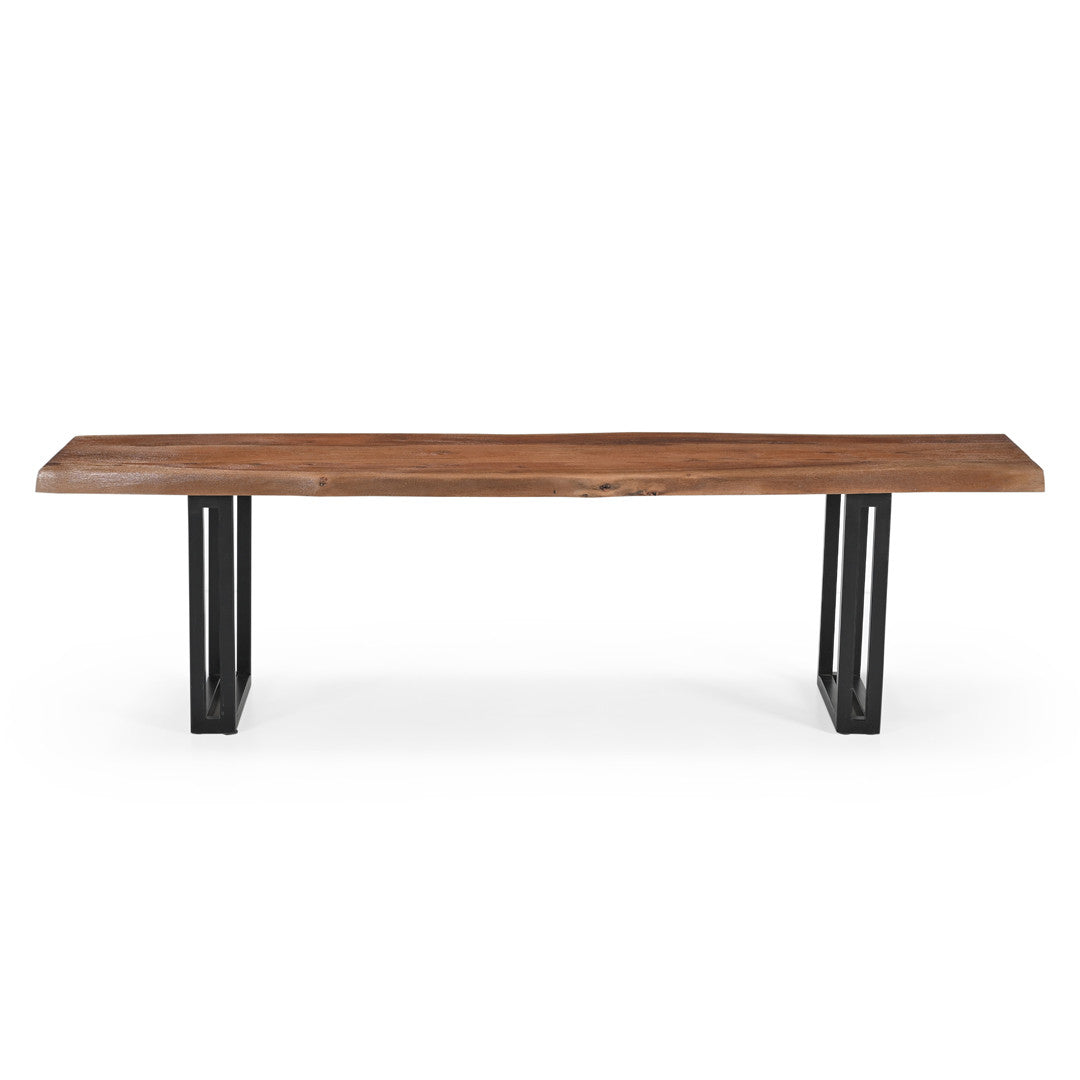 Sparrow Solid Wood Dining Bench - Brown.