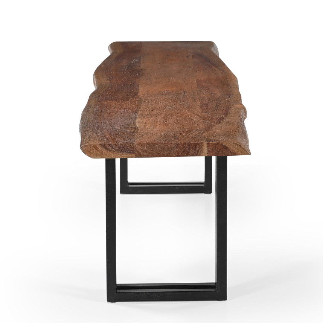 Sparrow Solid Wood Dining Bench - Brown.