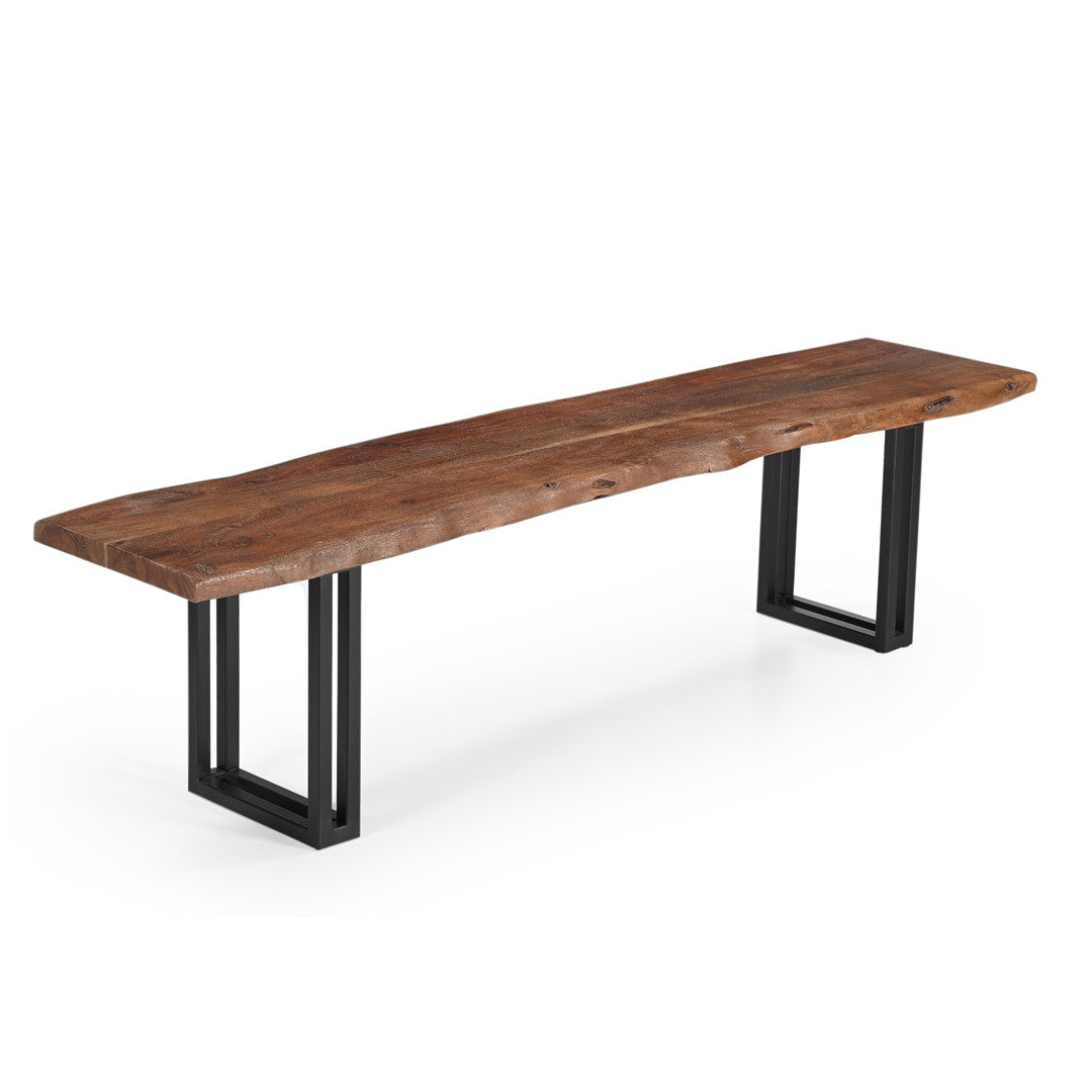 Sparrow Solid Wood Dining Bench - Brown.