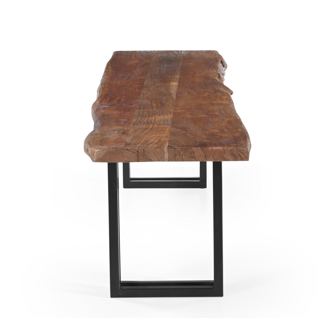 Sparrow Solid Wood Dining Bench - Brown.