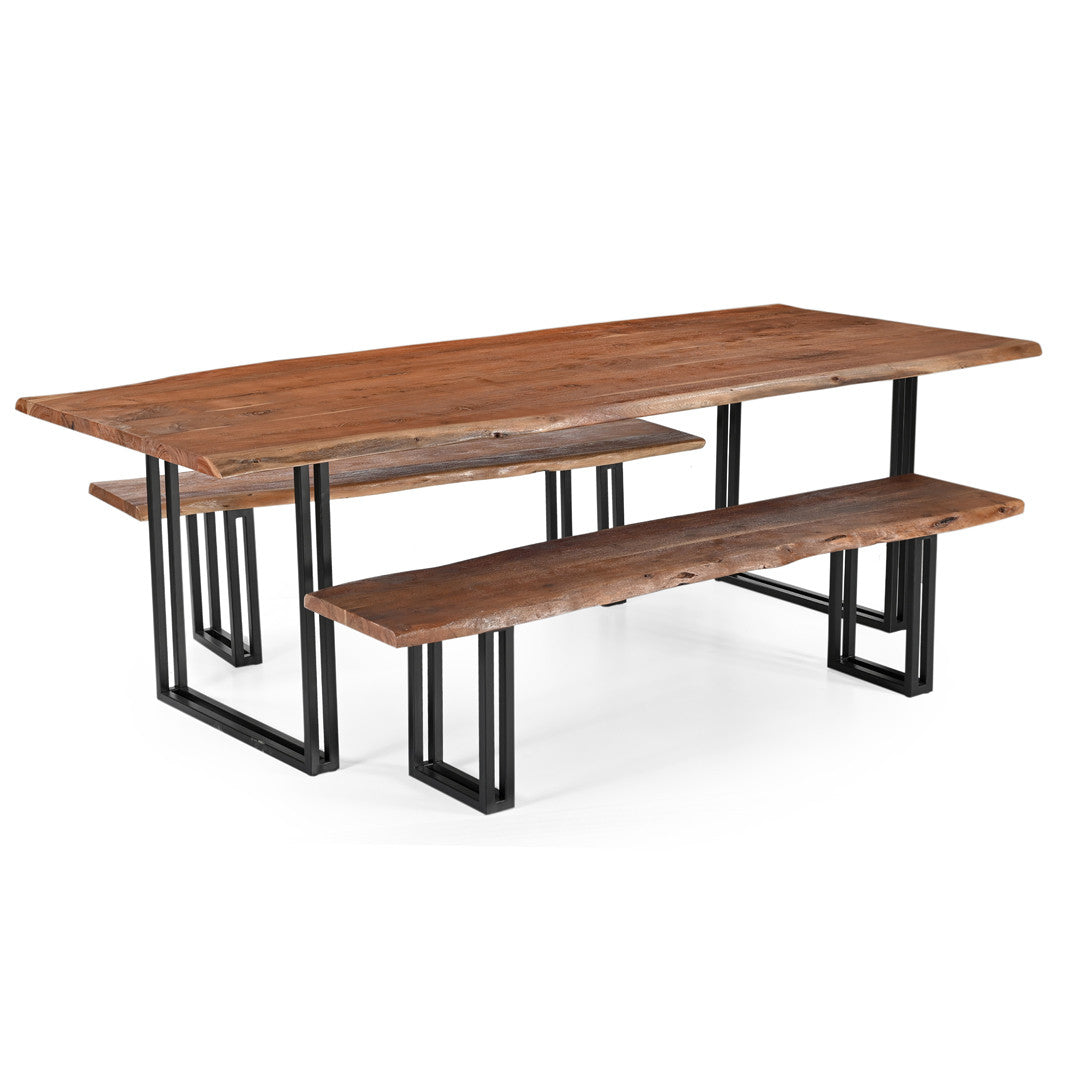 Sparrow Solid Wood Dining Table - Brown.