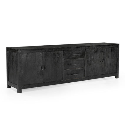Grackle Solid Wood Media Console - Black.