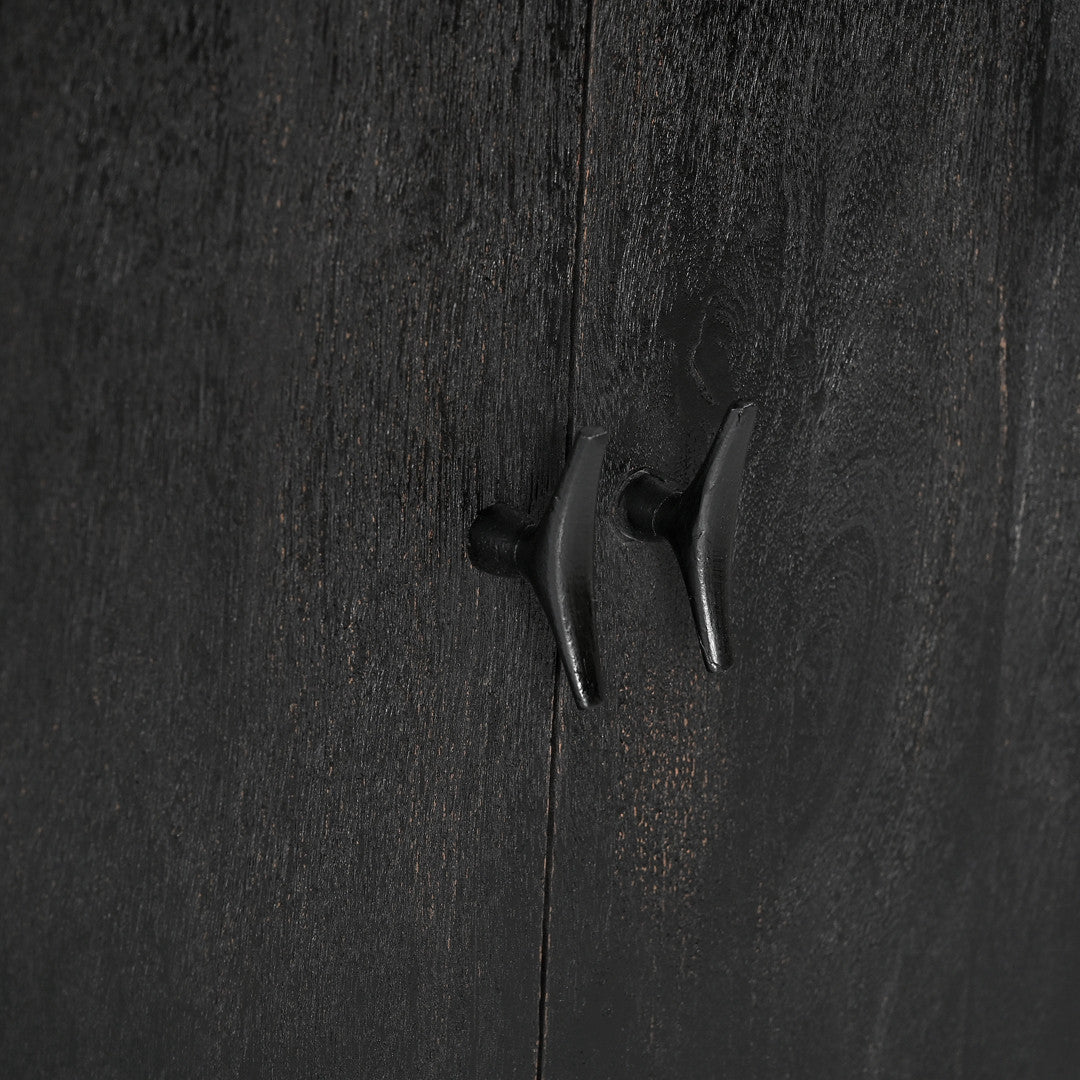Grackle Solid Wood Media Console - Black.