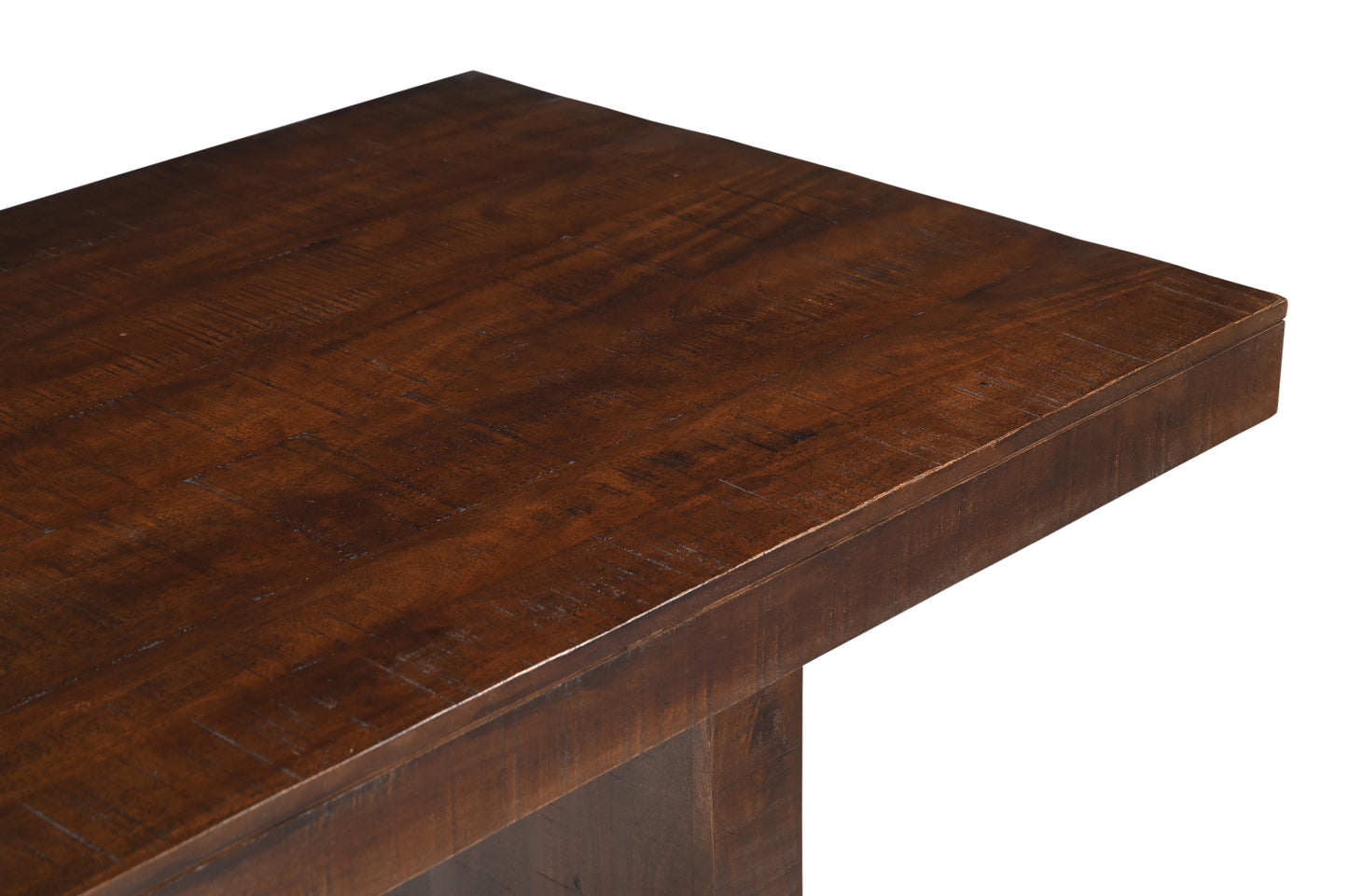 Timbergirl Solid Dark Mango Wood Dining Table - 80"