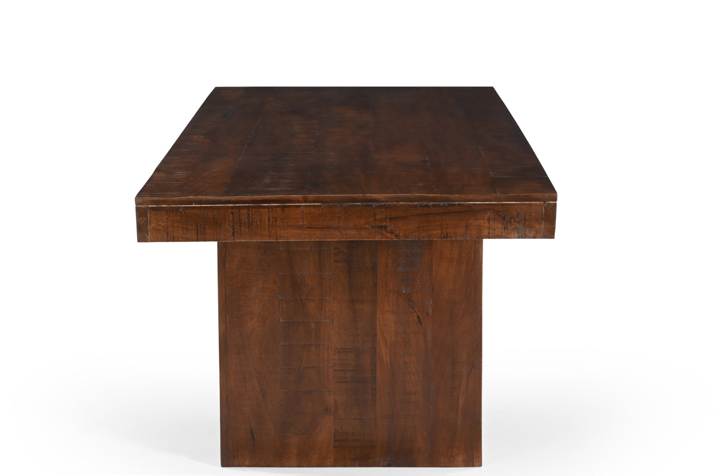 Timbergirl Solid Dark Mango Wood Dining Table - 80"