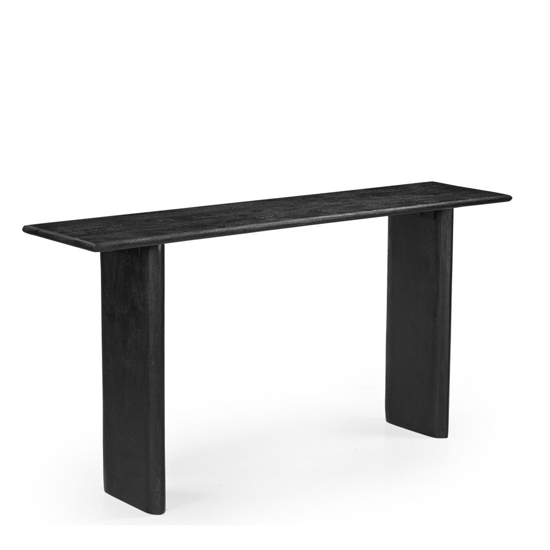 Grackle Solid Wood Console Table - Black.