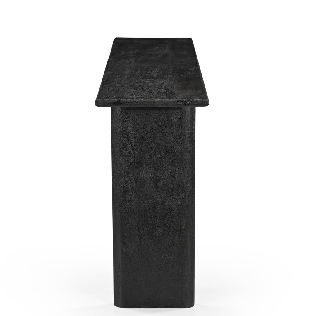 Grackle Solid Wood Console Table - Black.