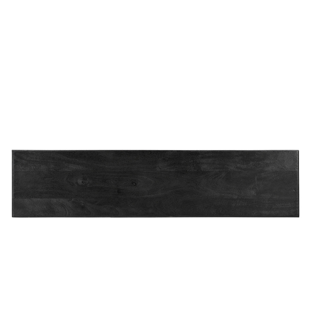 Grackle Solid Wood Console Table - Black.