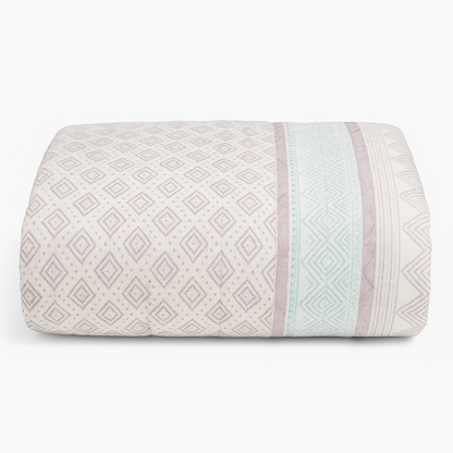 Quail Handcrafted Reversible Quilt with Matching Sham Covers