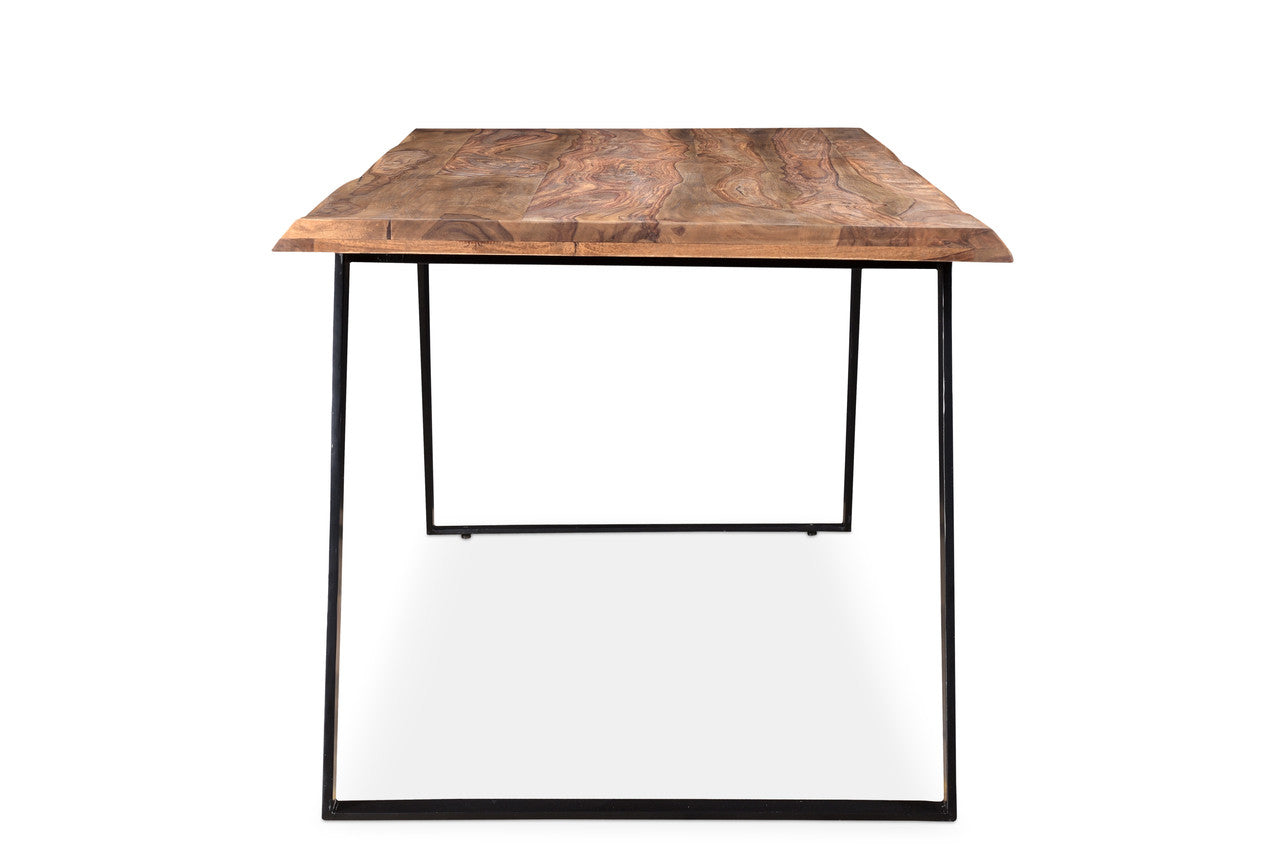 Timbergirl Seesham Wood Live Edge Dining Table