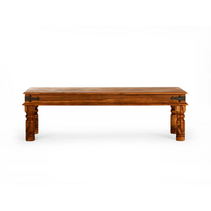 Handcrafted Thakat Rustic Bench