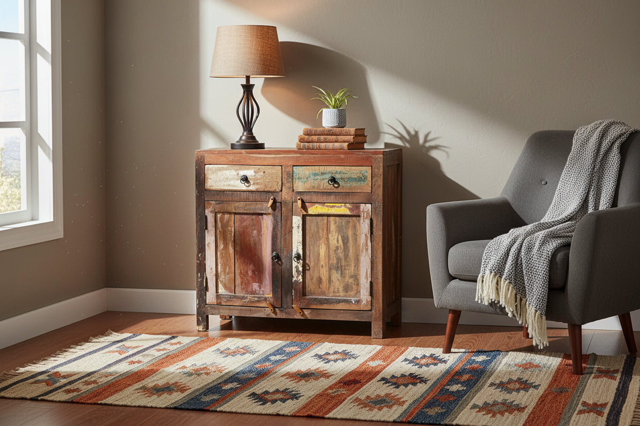 Reclaimed wood 2 Door sideboard