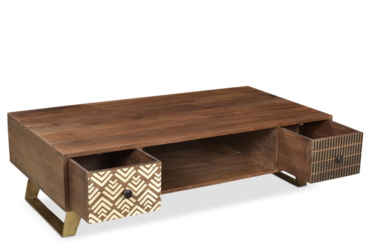 Timbergirl Olga Retro Coffee Table with drawers