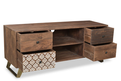 Timbergirl Olga Retro TV Console with Drawers