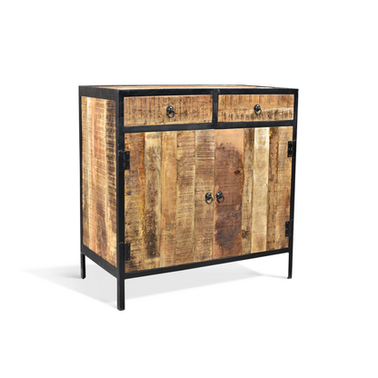 Industrial Wood & Metal Sideboard