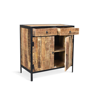 Industrial Wood & Metal Sideboard