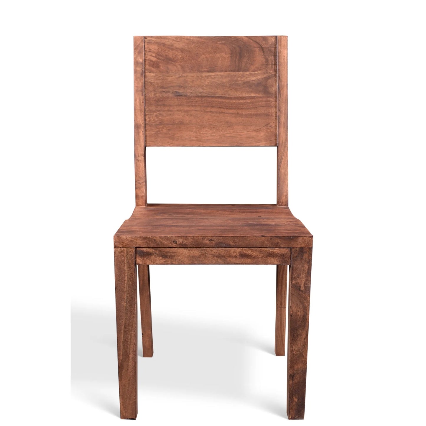 Simple Acacia Wood Dining Chair - Set of 2