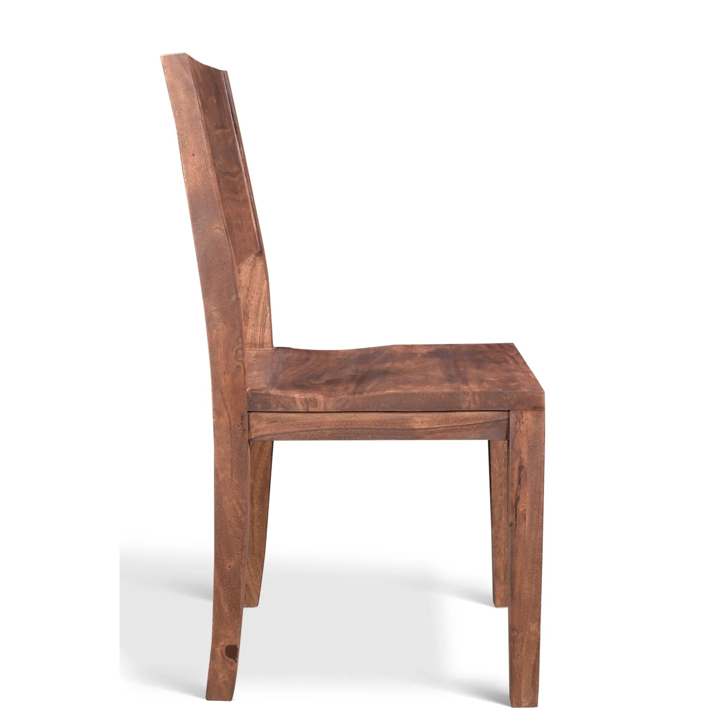 Simple Acacia Wood Dining Chair - Set of 2