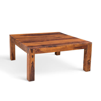 Solid Sheesham Wood Cube Table