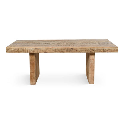 Timbergirl Solid Mango Wood Dining Table  - 80"