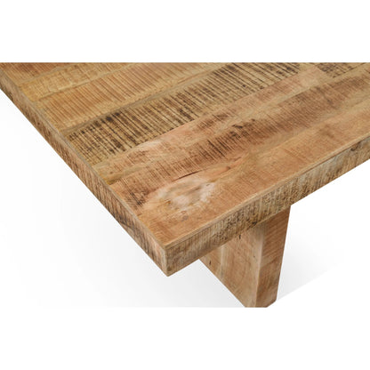 Timbergirl Solid Mango Wood Dining Table  - 80"