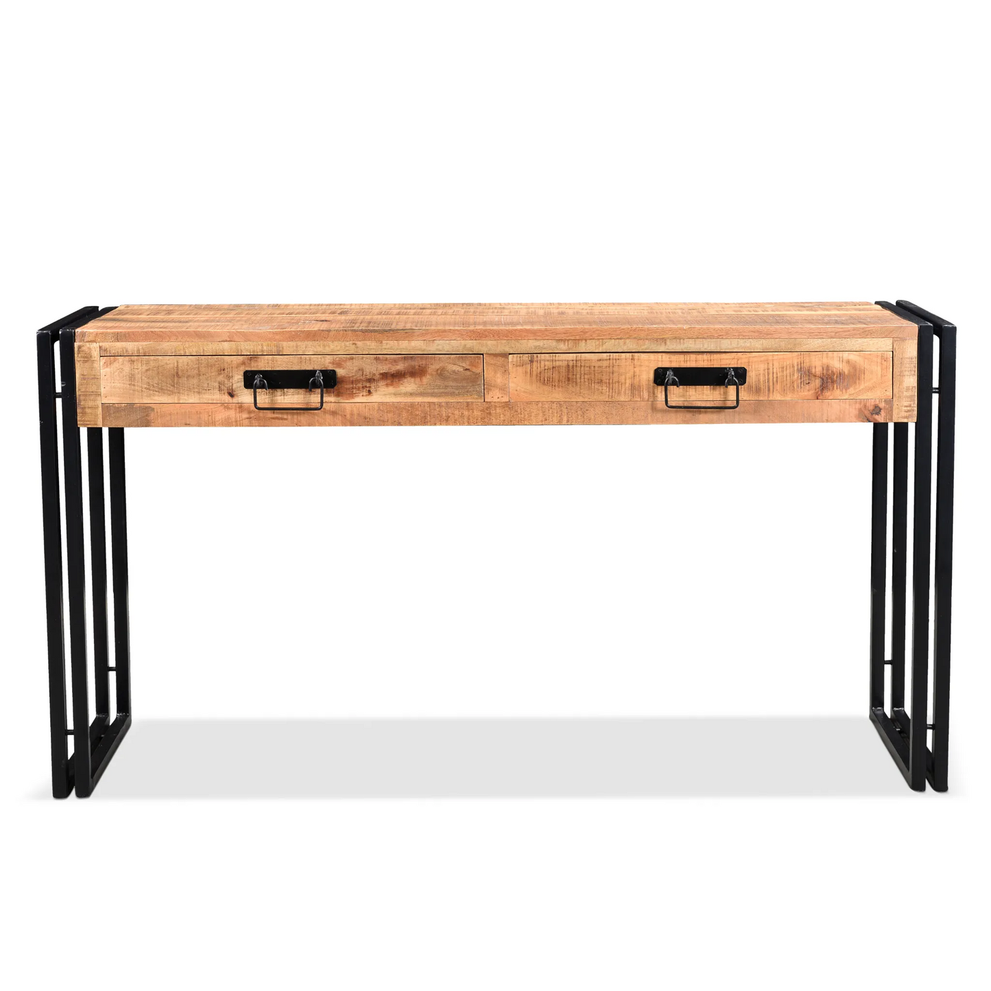 Timbergirl Reclaimed Mango Wood Console Table with Metal Legs