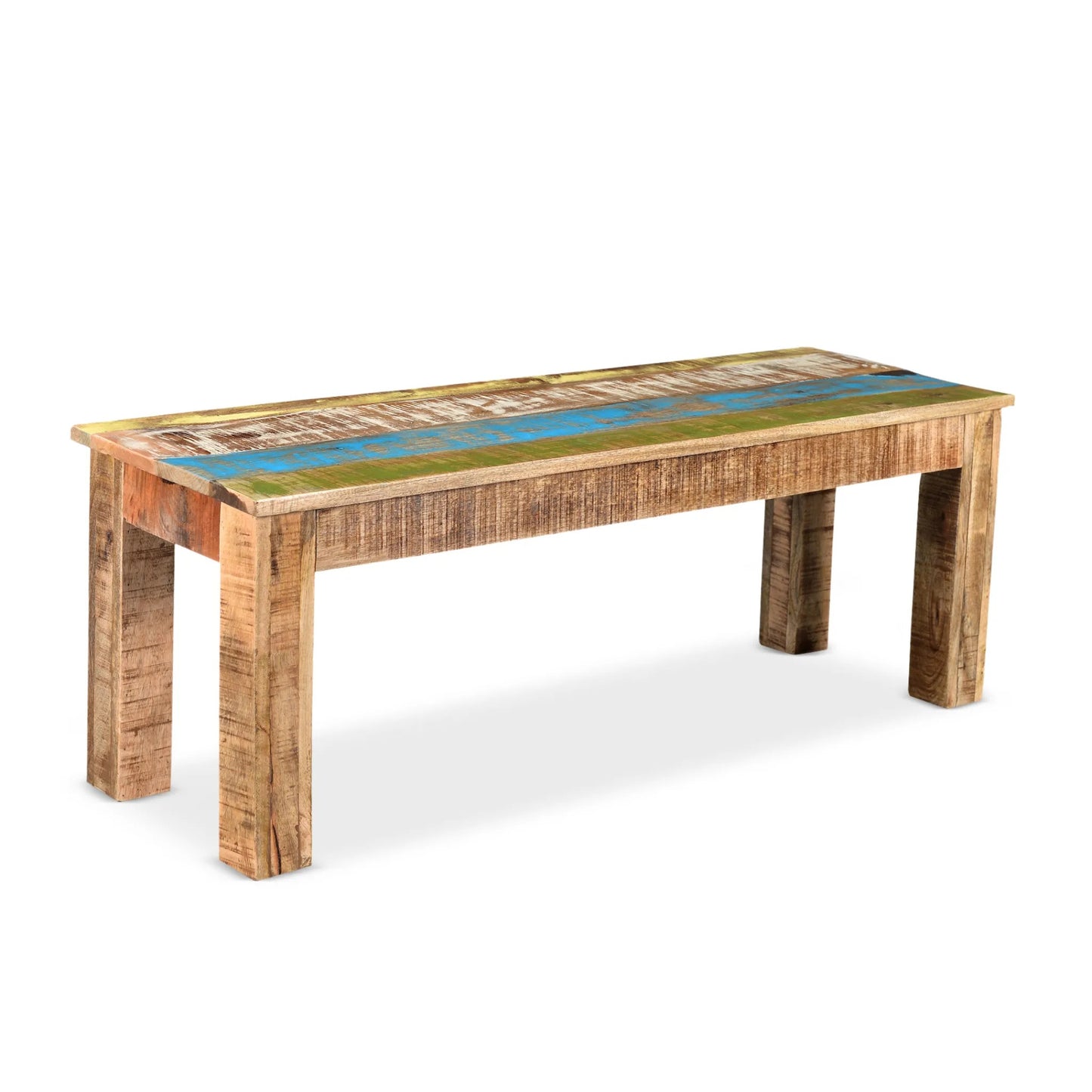 Timbergirl Suman Rustic Multicolor Bench - 50"