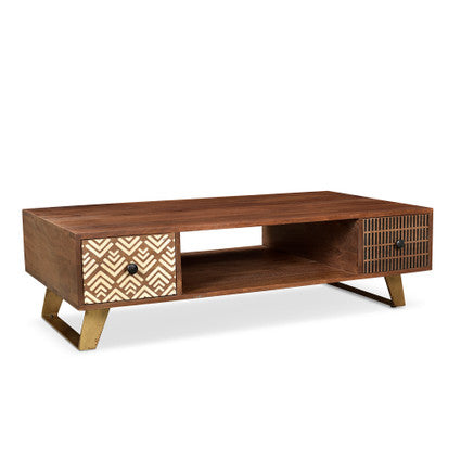 Timbergirl Olga Retro Coffee Table with drawers