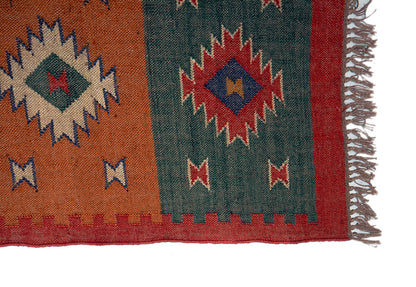 Wool Jute Kilim Rug 2.5'x8' - AA2000R9