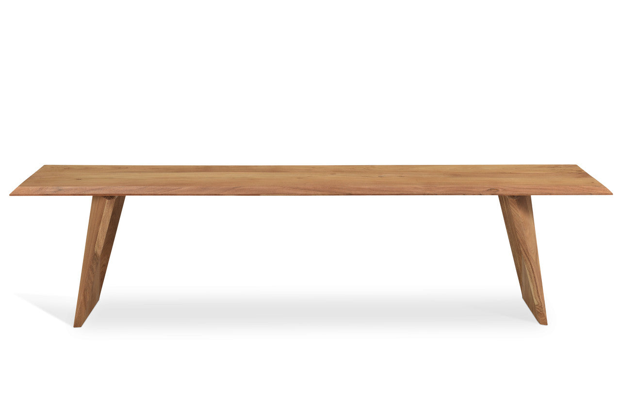 Solid Wood Angled leg Bench