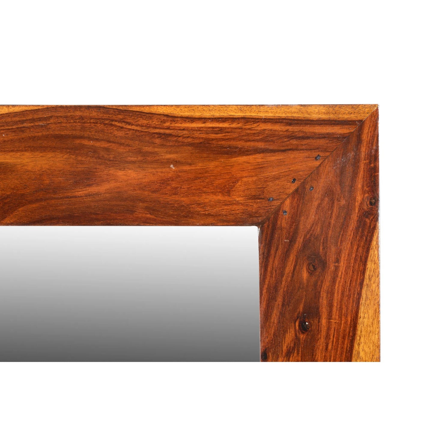 Agra Solid Sheesham Wood Mirror