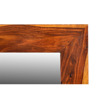 Agra Solid Sheesham Wood Mirror