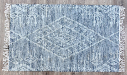 Timbergirl Kilim Kite Grey Wool Handmade Rug