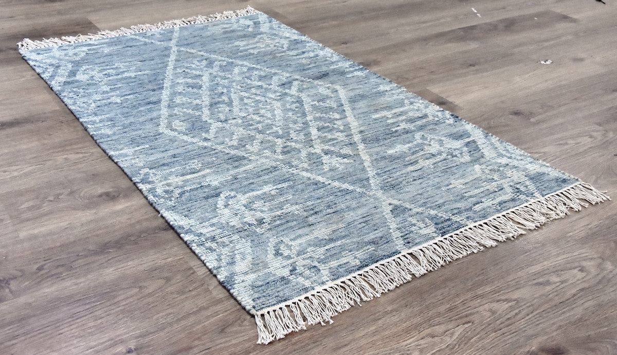 Timbergirl Kilim Kite Grey Wool Handmade Rug