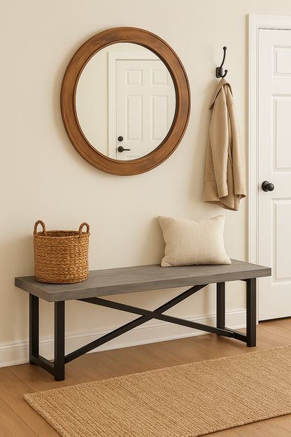 Raven Grey Dining bench