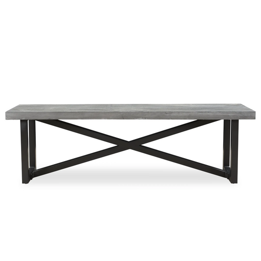 Raven Grey Dining bench