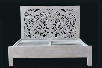 Carved Wooden Bed