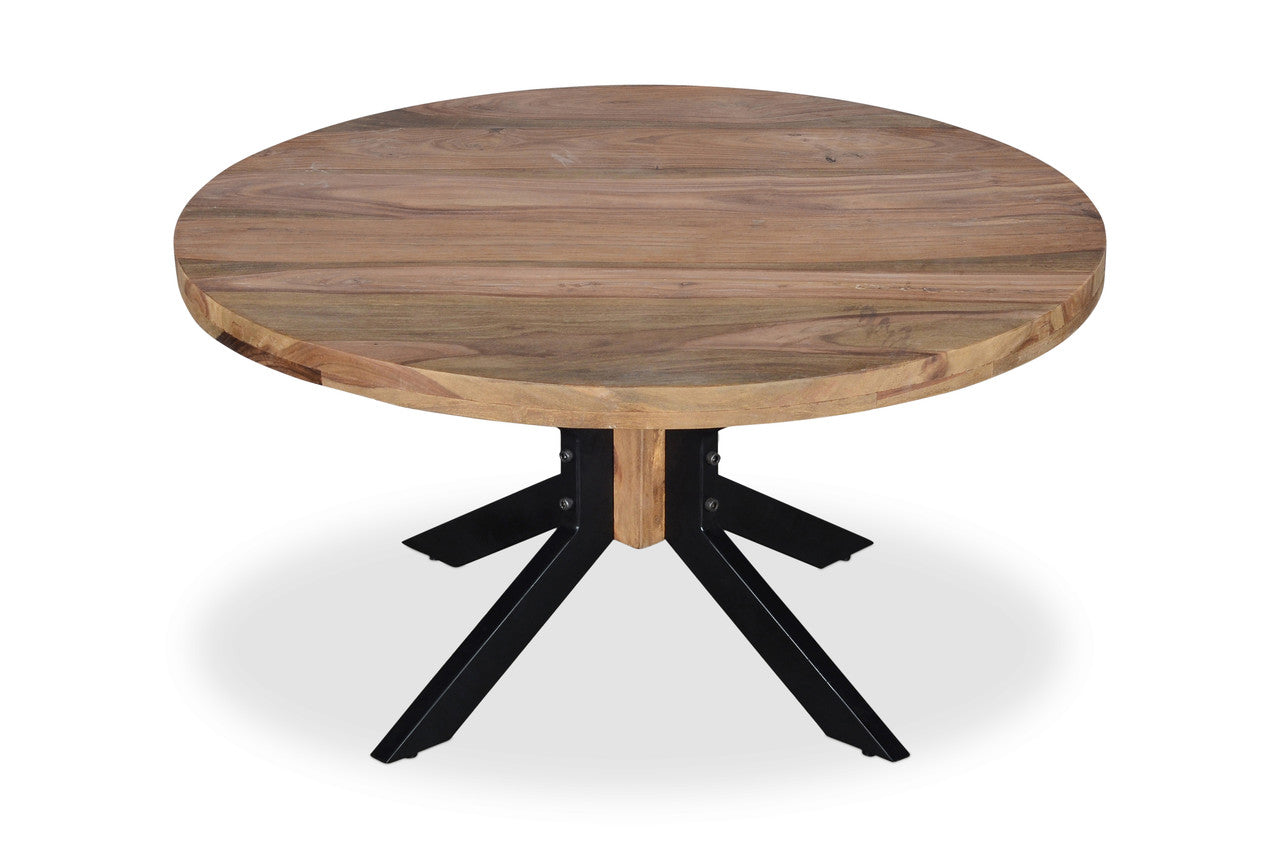 ROOT Sheesham Wood Round Coffee Table